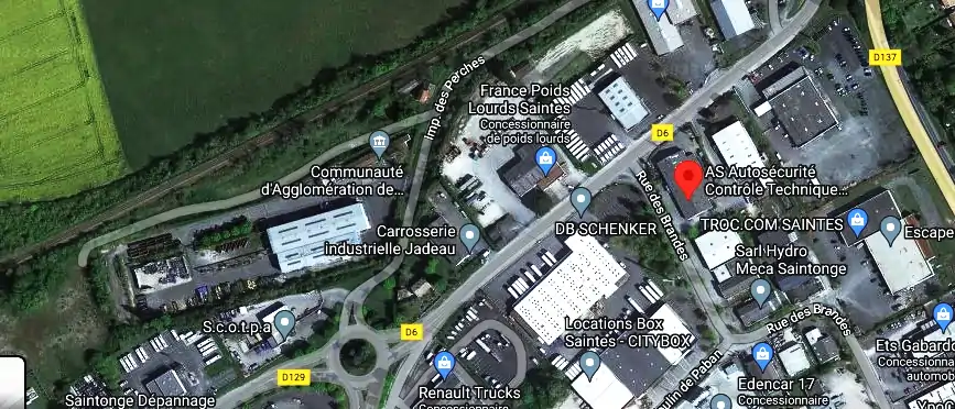 Prix contrôle technique à Saintes