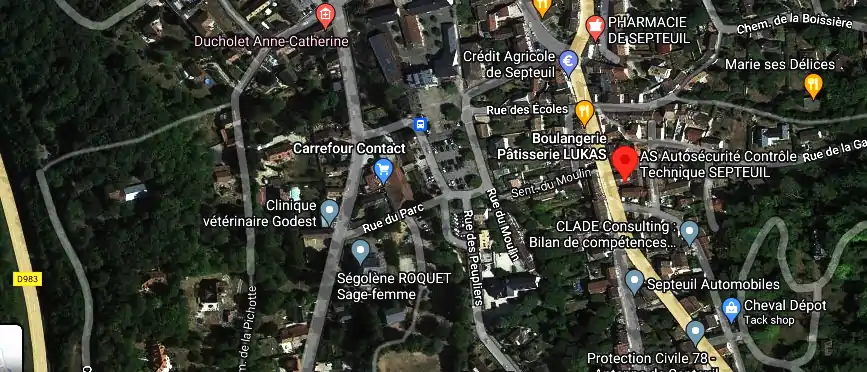 Prix contrôle technique à Septeuil