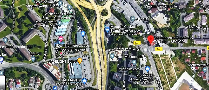 Prix contrôle technique à SEYNOD