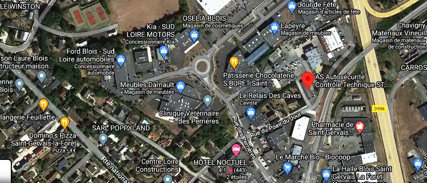 Prix contrôle technique à Saint-Gervais-la-Forêt