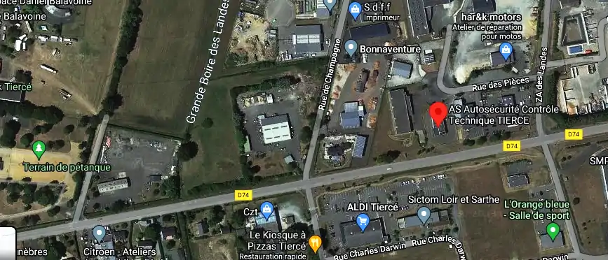 Prix contrôle technique à Tiercé