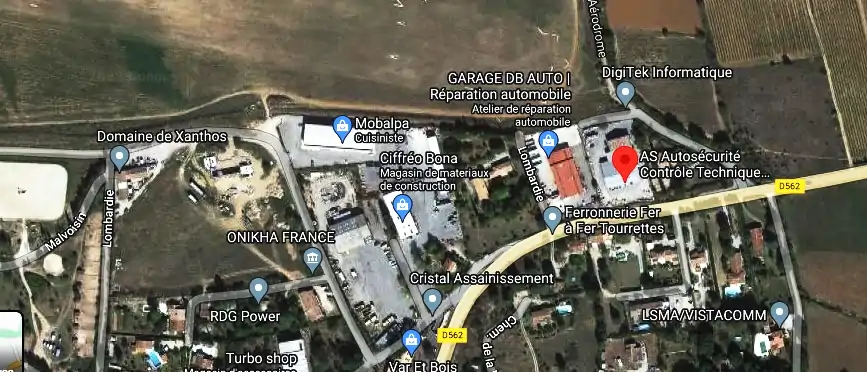 Prix contrôle technique à Tourrettes