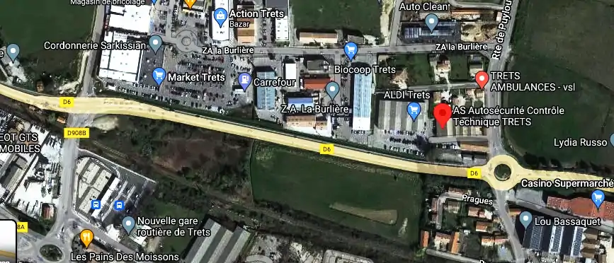 Prix contrôle technique à Trets