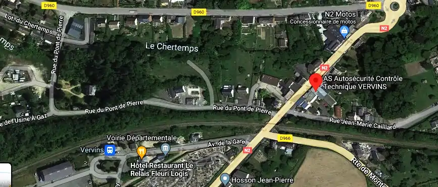 Prix contrôle technique à Vervins