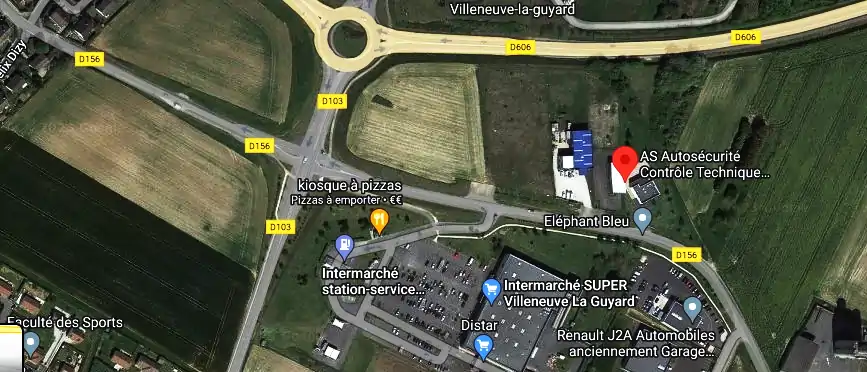 Prix contrôle technique à Villeneuve-la-Guyard