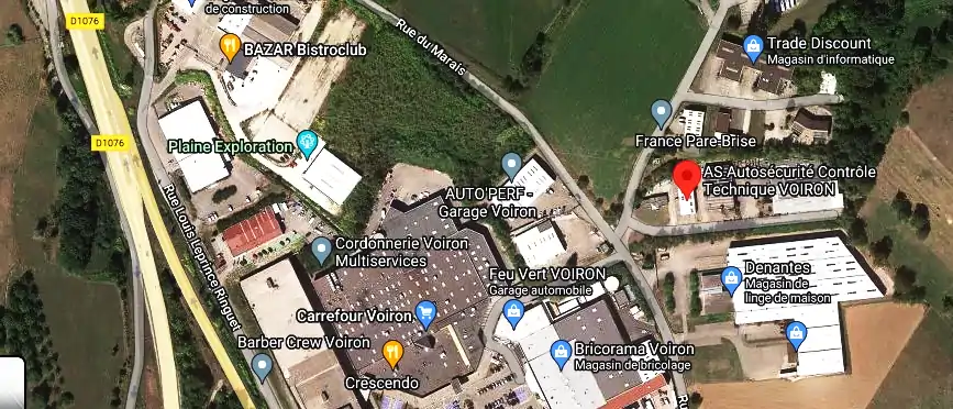 Prix contrôle technique à Voiron