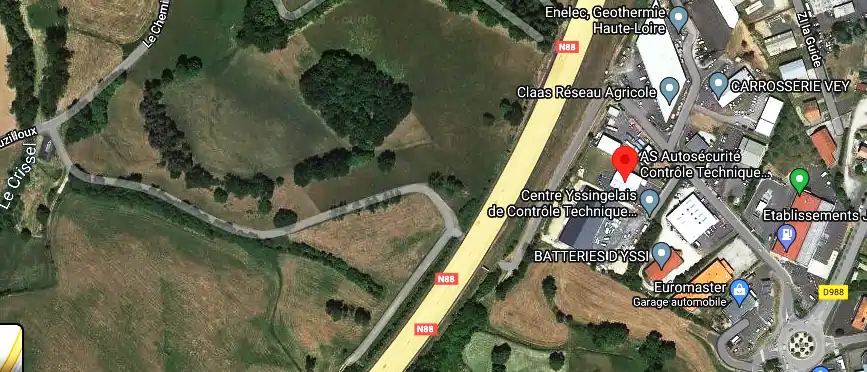 Prix contrôle technique à Yssingeaux