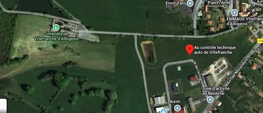Prix contrôle technique à Villefranche-d'Albigeois