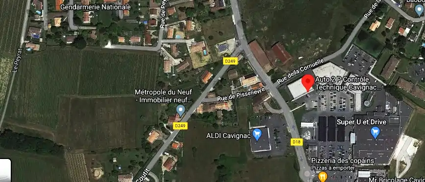 Prix contrôle technique à Cavignac