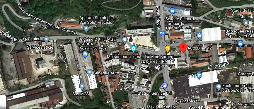 Prix contrôle technique à Firminy