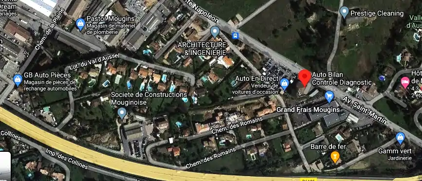 Prix contrôle technique à Mougins