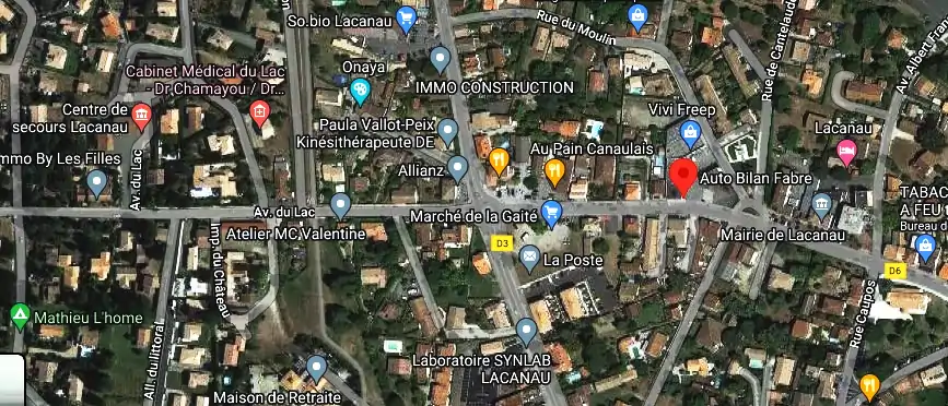 Prix contrôle technique à Lacanau