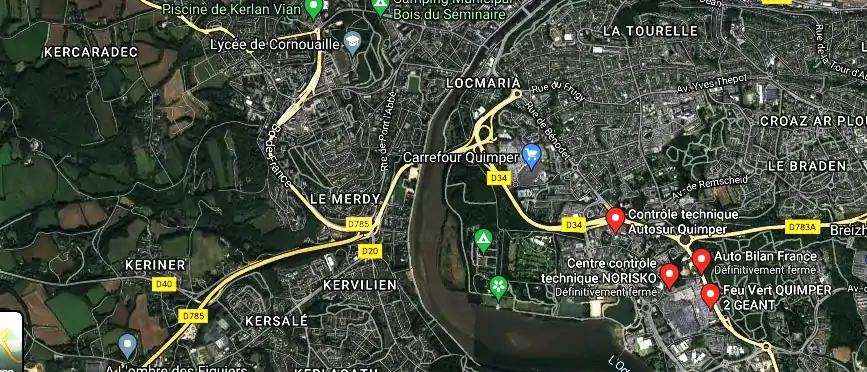 Prix contrôle technique à Quimper