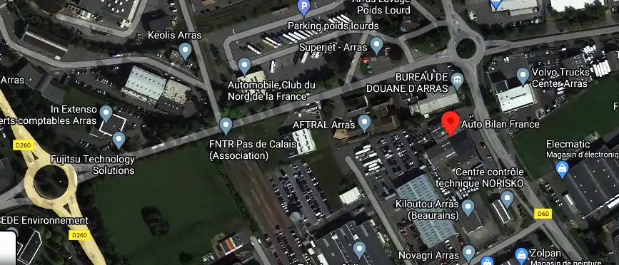 Prix contrôle technique à Arras