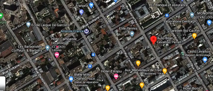 Prix contrôle technique à Levallois-Perret