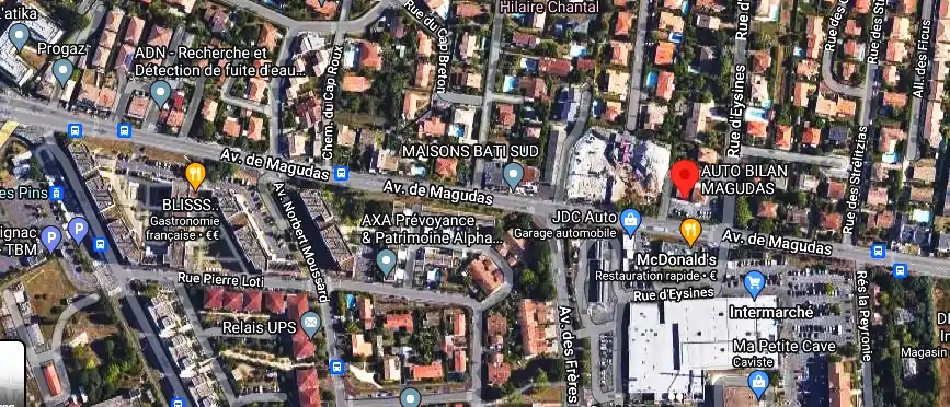 Prix contrôle technique à Mérignac