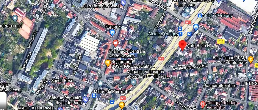 Prix contrôle technique à Pierrefitte-sur-Seine