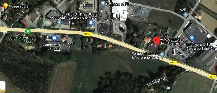 Prix contrôle technique à 131 terre du bourg 47450, Colayrac-Saint-Cirq