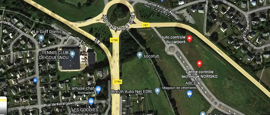 auto controle du carpont à Gouesnou
