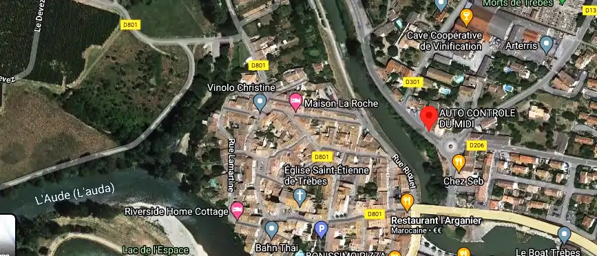 Prix contrôle technique à Trèbes