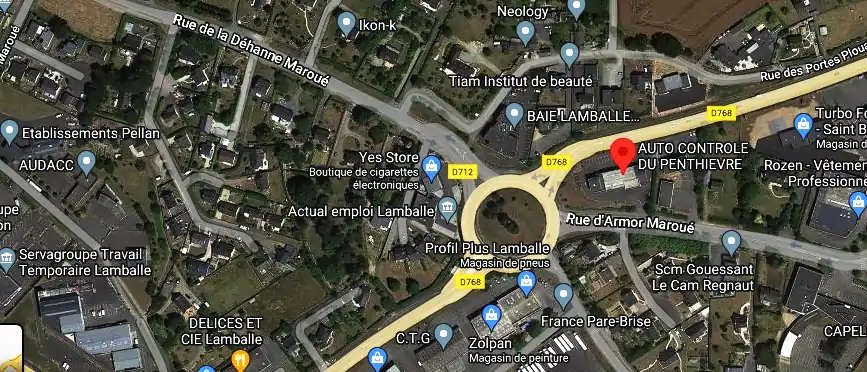 Prix contrôle technique à Lamballe-Armor