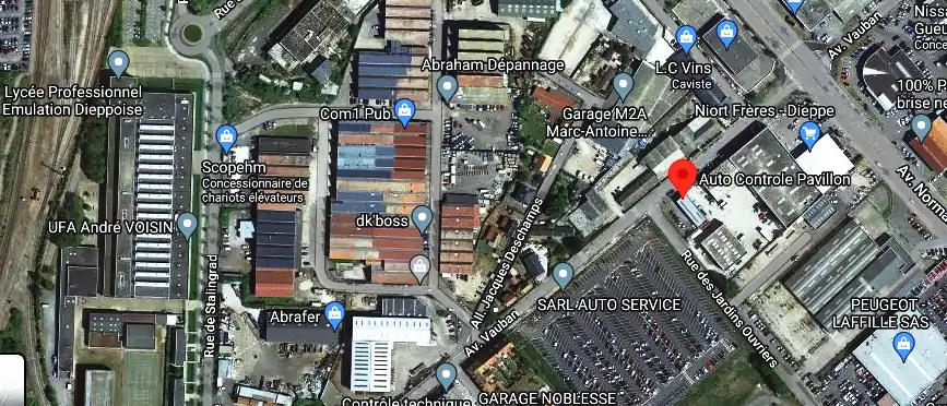 Prix contrôle technique à Dieppe