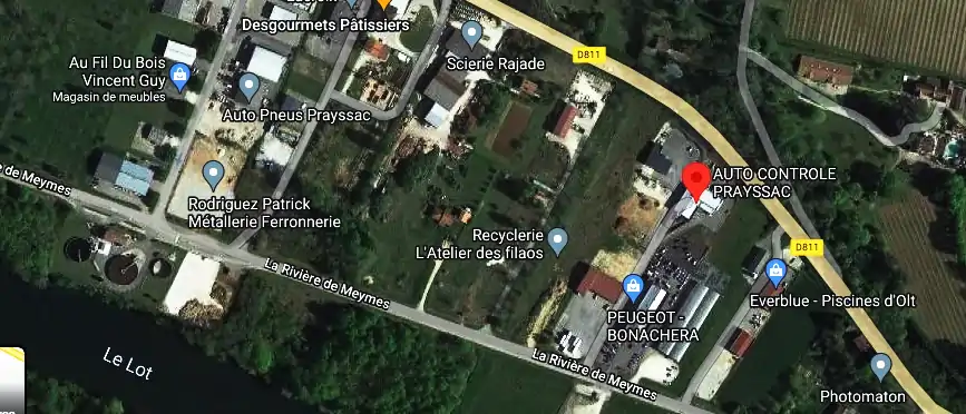 Prix contrôle technique à Prayssac