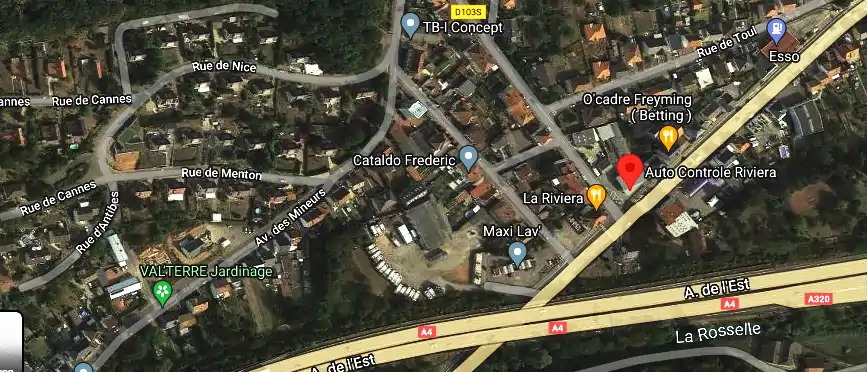 Prix contrôle technique à Betting