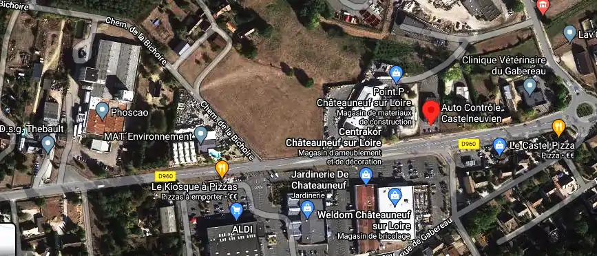 Prix contrôle technique à Châteauneuf-sur-Loire