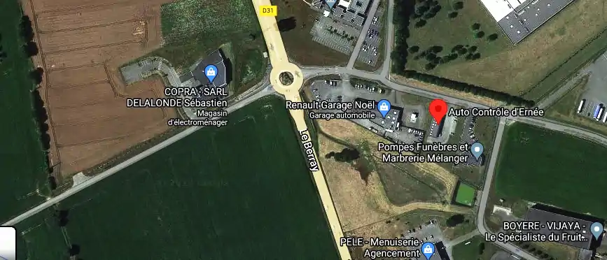 Prix contrôle technique à Ernée