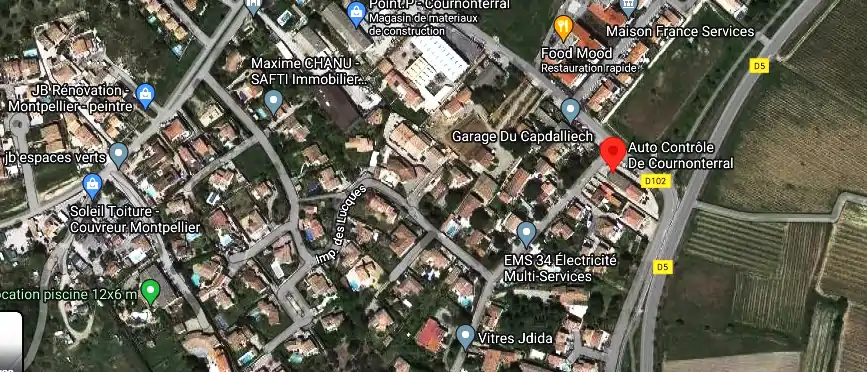 Prix contrôle technique à Cournonterral