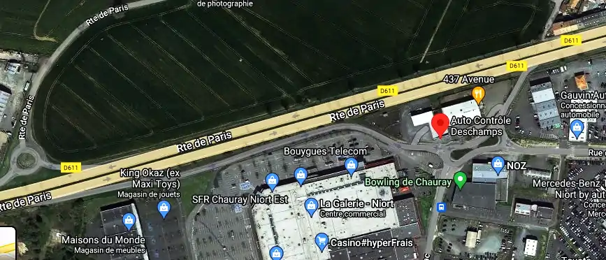 Prix contrôle technique à Chauray