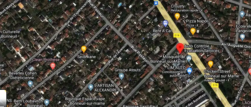 Prix contrôle technique à Bonneuil-sur-Marne