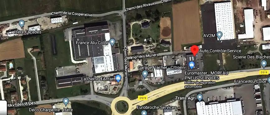 Prix contrôle technique à Marcilloles