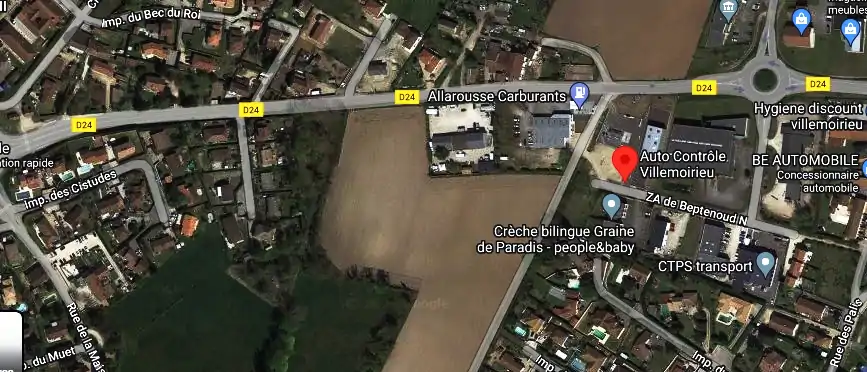 Prix contrôle technique à Villemoirieu