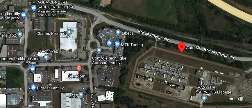 Prix contrôle technique à Lentilly