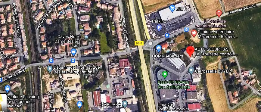 Prix contrôle technique à Béziers