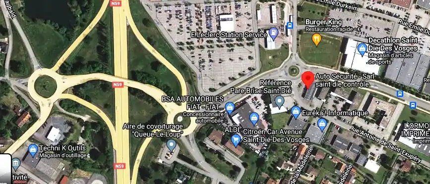 Prix contrôle technique à Saint-Dié-des-Vosges