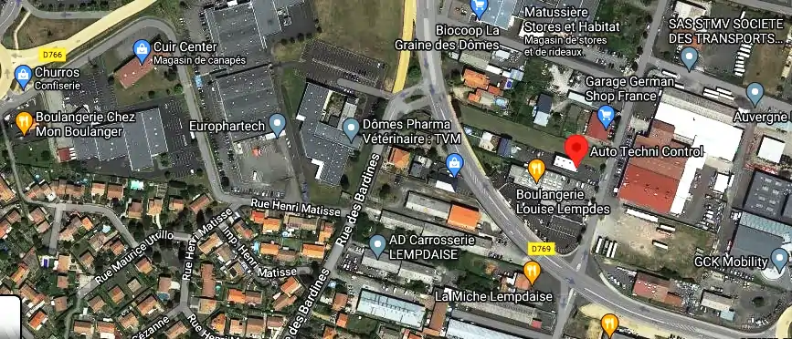 Prix contrôle technique à Lempdes