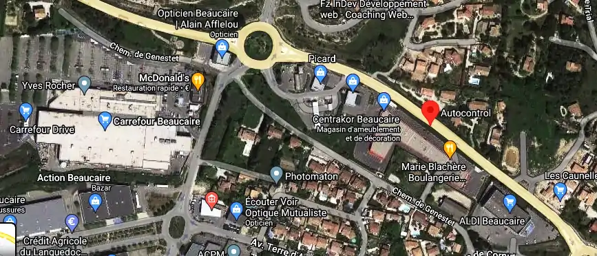 Prix contrôle technique à Beaucaire