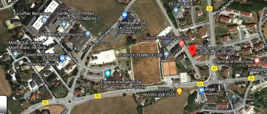 Prix contrôle technique à Groisy