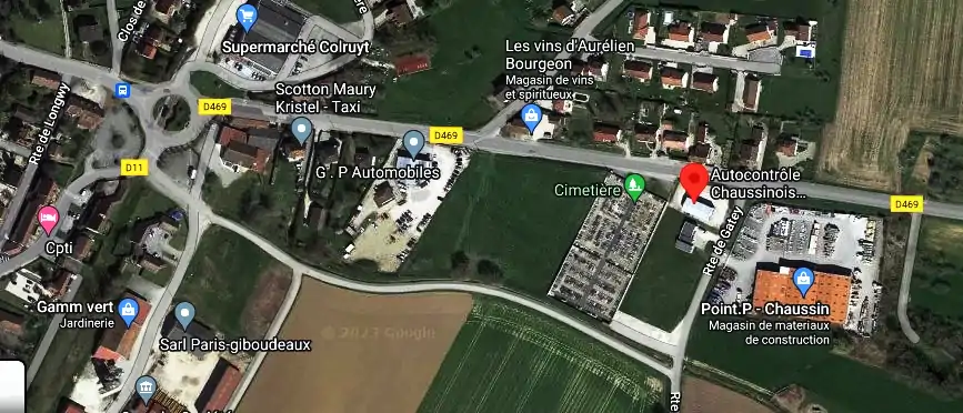 Prix contrôle technique à Chaussin