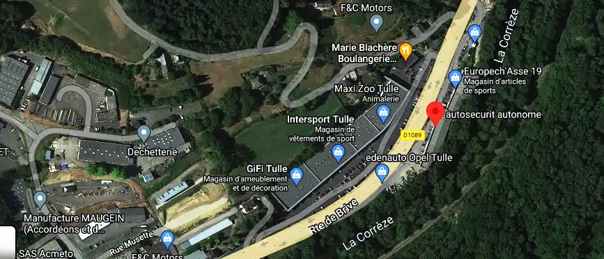 Prix contrôle technique à Tulle