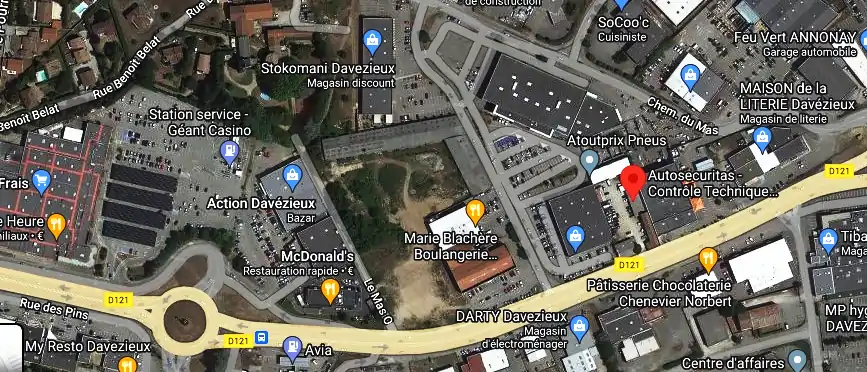 Prix contrôle technique à Davézieux