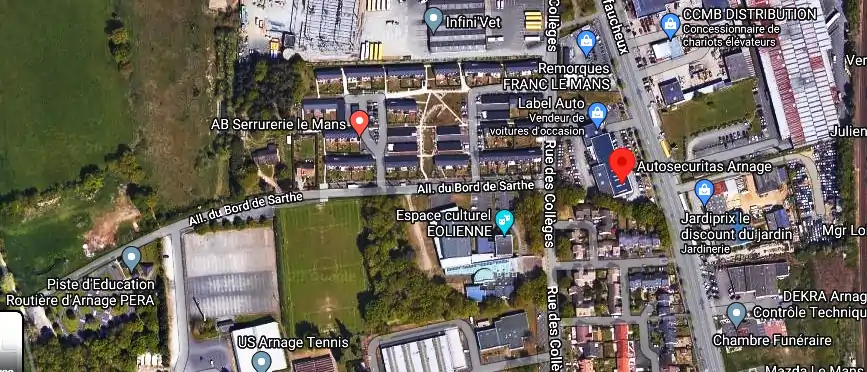 Prix contrôle technique à Arnage