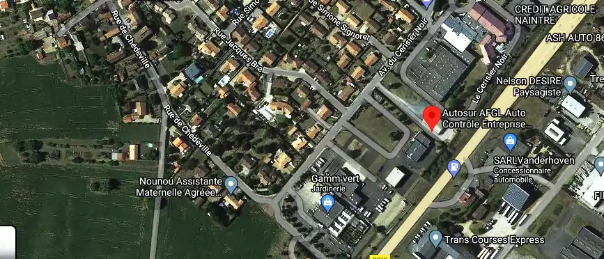 Prix contrôle technique à Naintré