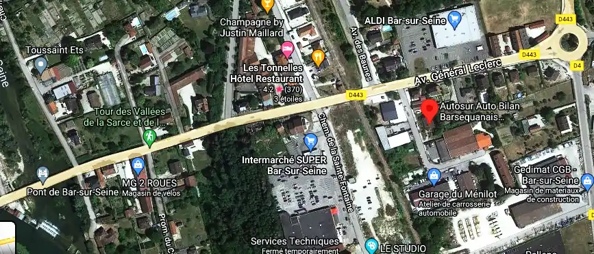 Prix contrôle technique à Bar-sur-Seine