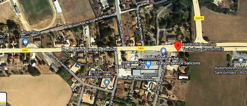 Prix contrôle technique à Sancoins