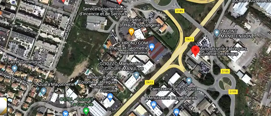 Prix contrôle technique à Fabrègues