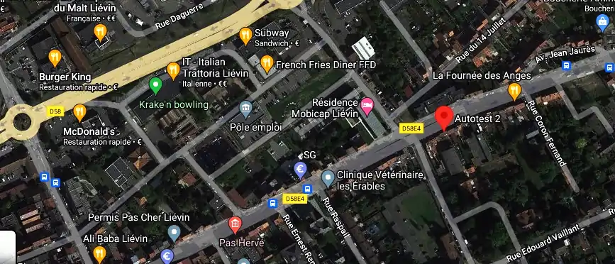 Prix contrôle technique à Liévin